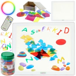 MASTERKIDZ Kwadratowy Panel Świetlny LED Kolorowy + Zestaw Akcesoriów Masterkidz