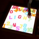 MASTERKIDZ Panel Świetlny LED Zmiana kolorów Pilotem + Klocki Montessori Mozaika 140 el. Masterkidz
