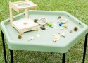 MASTERKIDZ Sześciokątny Stolik Do Zabawy Piaskiem i Wodą Regulowany Masterkidz