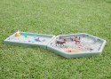 MASTERKIDZ Sześciokątny Stolik Do Zabawy Piaskiem i Wodą Regulowany Masterkidz