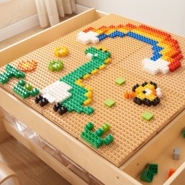 MASTERKIDZ Zestaw Klocków Konstrukcyjnych STEM 135 el. z Nakładką na Panel 4 szt. Masterkidz