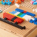 MASTERKIDZ Zestaw Klocków Konstrukcyjnych STEM 135 el. z Nakładką na Panel 4 szt. Masterkidz