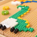 MASTERKIDZ Zestaw Klocków Konstrukcyjnych STEM 135 el. z Nakładką na Panel 4 szt. Masterkidz