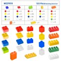 MASTERKIDZ Zestaw Klocków Konstrukcyjnych STEM 135 el. z Nakładką na Panel 4 szt. Masterkidz