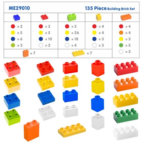 MASTERKIDZ Zestaw Klocków Konstrukcyjnych STEM 135 el. z Nakładką na Panel 4 szt. Masterkidz MASTERKIDZ Zestaw Klocków Konstrukcyjnych STEM 135 el. z Nakładką na Panel 4 szt. Masterkidz