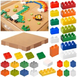 MASTERKIDZ Zestaw Klocków Konstrukcyjnych STEM 563 el. z Nakładkami na Panel 4 szt. Masterkidz