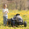 SMOBY Traktor XXL Szary na Pedały z Przyczepką Smoby