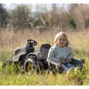 SMOBY Traktor XXL Szary na Pedały z Przyczepką Smoby