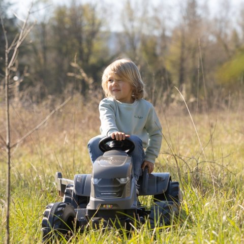 SMOBY Traktor XXL Szary na Pedały z Przyczepką Smoby SMOBY Traktor XXL Szary na Pedały z Przyczepką Smoby