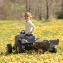 SMOBY Traktor XXL Szary na Pedały z Przyczepką Smoby