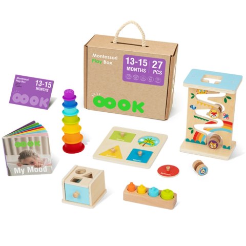 TOOKY TOY Box Pudełko XXL Montessori Edukacyjne 6w1 Sensoryczne 13-15 Mies Tooky Toy TOOKY TOY Box Pudełko XXL Montessori Edukacyjne 6w1 Sensoryczne 13-15 Mies Tooky Toy