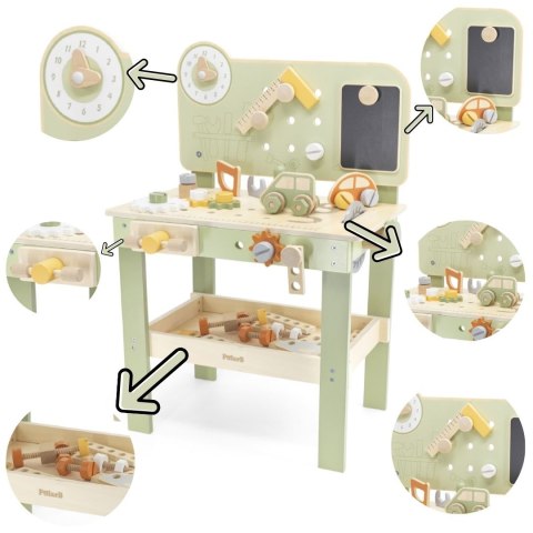 VIGA PolarB Drewniany Warsztat Majsterkowicza Viga Toys VIGA PolarB Drewniany Warsztat Majsterkowicza Viga Toys