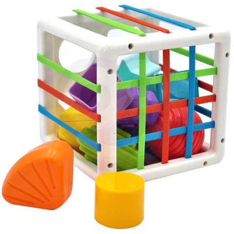WOOPIE BABY Elastyczna Kostka Sensoryczna Sorter dla Dzieci Kolorowe Kształty 11 el. Woopie Baby WOOPIE BABY Elastyczna Kostka Sensoryczna Sorter dla Dzieci Kolorowe Kształty 11 el. Woopie Baby
