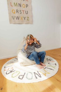 Dywan Bawełniany ABC Kolory i Litery, Ø120 cm, Lorena Canals Lorena Canals