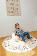 Dywan Bawełniany ABC Kolory i Litery, Ø120 cm, Lorena Canals Lorena Canals
