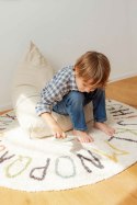 Dywan Bawełniany ABC Kolory i Litery, Ø120 cm, Lorena Canals Lorena Canals