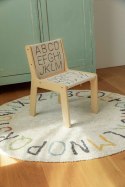 Dywan Bawełniany ABC Kolory i Litery, Ø120 cm, Lorena Canals Lorena Canals