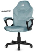 Fotel obrotowy do biurka MARIO ALCANTARA BLUE DUST OUTLET Lugano