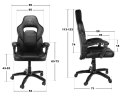 Fotel obrotowy do biurka TITAN BLACK FABRIC BASIC Prototype