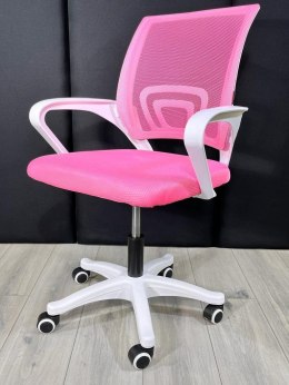 Fotel obrotowy do biurka VENTO PINK MESH II GATUNEK Lugano