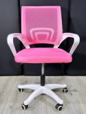 Fotel obrotowy do biurka VENTO PINK MESH II GATUNEK Lugano