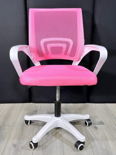 Fotel obrotowy do biurka VENTO PINK MESH II GATUNEK Lugano Fotel obrotowy do biurka VENTO PINK MESH II GATUNEK Lugano