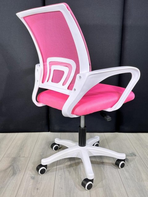 Fotel obrotowy do biurka VENTO PINK MESH II GATUNEK Lugano Fotel obrotowy do biurka VENTO PINK MESH II GATUNEK Lugano