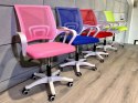 Fotel obrotowy do biurka VENTO PINK MESH II GATUNEK Lugano