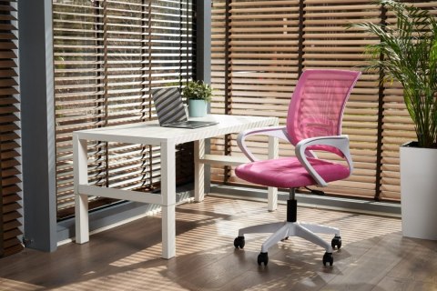 Fotel obrotowy do biurka VENTO PINK MESH II GATUNEK Lugano Fotel obrotowy do biurka VENTO PINK MESH II GATUNEK Lugano