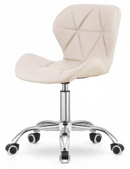 Krzesło obrotowe VASTO OFFICE PU CREAM OUTLET Lugano