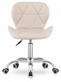 Krzesło obrotowe VASTO OFFICE PU CREAM OUTLET Lugano