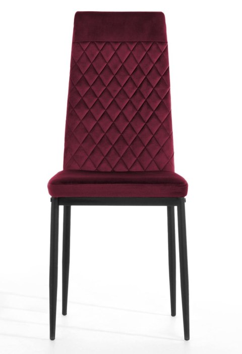Krzesło tapicerowane VALVA CARO VELVET BURGUNDY Lugano Krzesło tapicerowane VALVA CARO VELVET BURGUNDY Lugano