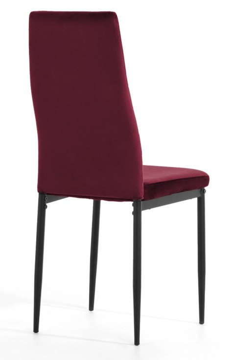 Krzesło tapicerowane VALVA CARO VELVET BURGUNDY Lugano Krzesło tapicerowane VALVA CARO VELVET BURGUNDY Lugano