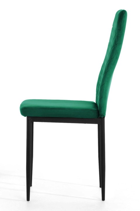 Krzesło tapicerowane VALVA CARO VELVET GREEN Lugano Krzesło tapicerowane VALVA CARO VELVET GREEN Lugano
