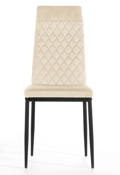 Krzesło tapicerowane zestaw 4x VALVA CARO VELVET BEIGE Lugano Krzesło tapicerowane zestaw 4x VALVA CARO VELVET BEIGE Lugano