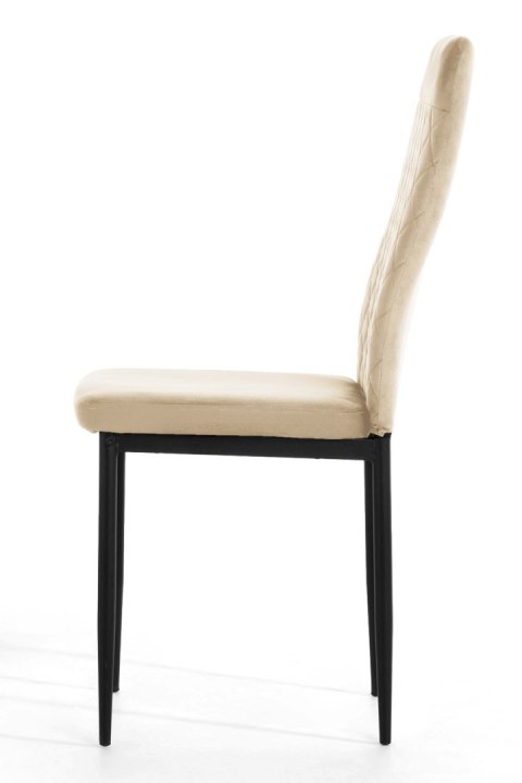 Krzesło tapicerowane zestaw 4x VALVA CARO VELVET BEIGE Lugano Krzesło tapicerowane zestaw 4x VALVA CARO VELVET BEIGE Lugano
