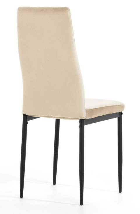 Krzesło tapicerowane zestaw 4x VALVA CARO VELVET BEIGE Lugano Krzesło tapicerowane zestaw 4x VALVA CARO VELVET BEIGE Lugano