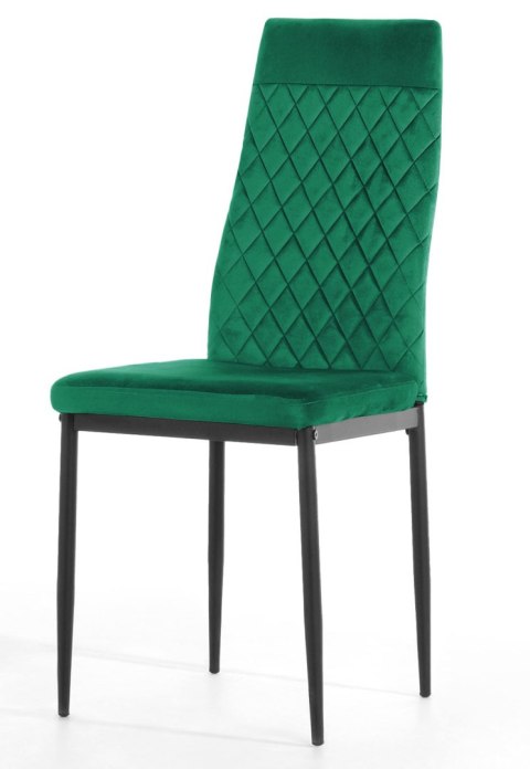 Krzesło tapicerowane zestaw 4x VALVA CARO VELVET GREEN Lugano Krzesło tapicerowane zestaw 4x VALVA CARO VELVET GREEN Lugano