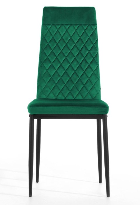 Krzesło tapicerowane zestaw 4x VALVA CARO VELVET GREEN Lugano Krzesło tapicerowane zestaw 4x VALVA CARO VELVET GREEN Lugano