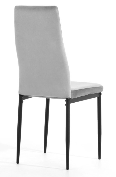 Krzesło tapicerowane zestaw 4x VALVA CARO VELVET GREY Lugano Krzesło tapicerowane zestaw 4x VALVA CARO VELVET GREY Lugano