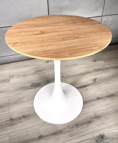 Stół okrągły VICTORY OAK WOOD 60 cm MILK II GATUNEK Lugano Stół okrągły VICTORY OAK WOOD 60 cm MILK II GATUNEK Lugano