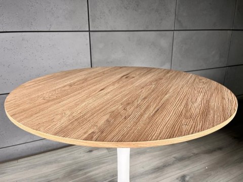 Stół okrągły VICTORY OAK WOOD 60 cm MILK II GATUNEK Lugano Stół okrągły VICTORY OAK WOOD 60 cm MILK II GATUNEK Lugano