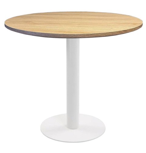 Stół okrągły VICTORY OAK WOOD 70 cm MILK Lugano Stół okrągły VICTORY OAK WOOD 70 cm MILK Lugano