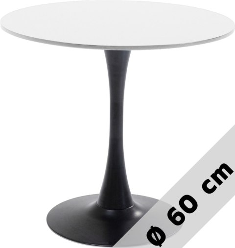 Stół okrągły VICTORY WHITE 60 cm SMOKE Lugano Stół okrągły VICTORY WHITE 60 cm SMOKE Lugano