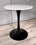 Stół okrągły VICTORY WHITE 60 cm SMOKE Lugano