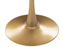 Stół okrągły VICTORY WHITE 70 cm GOLD Lugano
