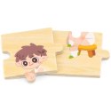 VIGA Drewniana Układanka Edukacyjna Dzieci 6szt Viga Toys
