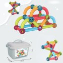 WOOPIE Magnetyczne Klocki Konstrukcyjne Edukacyjne 52 el. Woopie