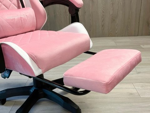 Fotel obrotowy gamingowy XL POKER PRO PINK + WHITE ALCANTARA Prototype Fotel obrotowy gamingowy XL POKER PRO PINK + WHITE ALCANTARA Prototype