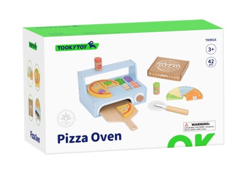 TOOKY TOY Pizzeria Drewniany Piec do Pizzy Akcesoria Tooky Toy TOOKY TOY Pizzeria Drewniany Piec do Pizzy Akcesoria Tooky Toy